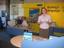 Burleigh Heads Language Center レセプション